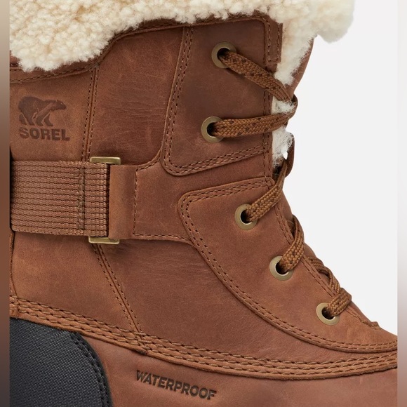 NWT SOREL Tivoli IV Parc Waterproof Lamb Shearling Lined Snow Boot - Size: 5.5 - Picture 4 of 17